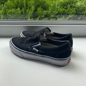 Black and White Slip-On Vans